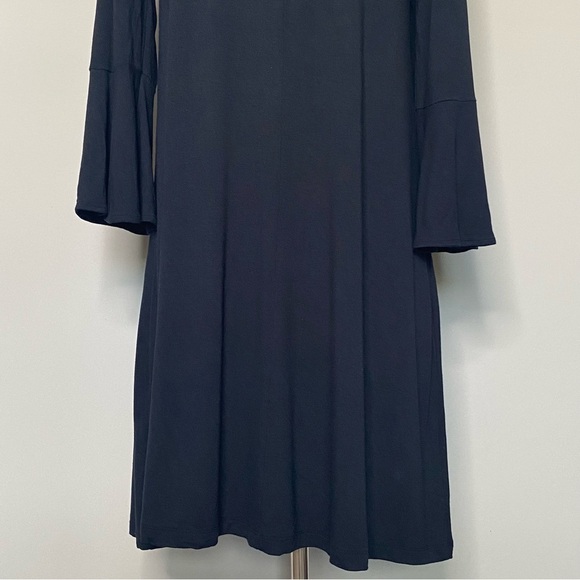 Lilly Pulitzer Ophelia Black Onyx Flounce Sleeve Swing Dress, Small - Picture 9 of 14